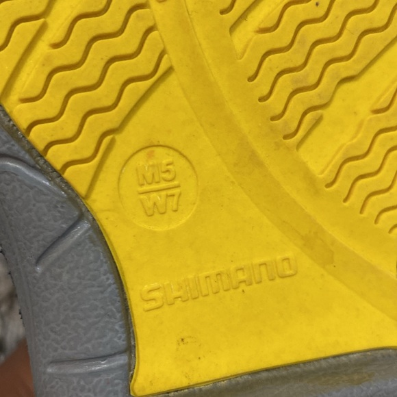 Shimano Evair Marine Fishing Shoes black yellow M5/W7 - Picture 6 of 6